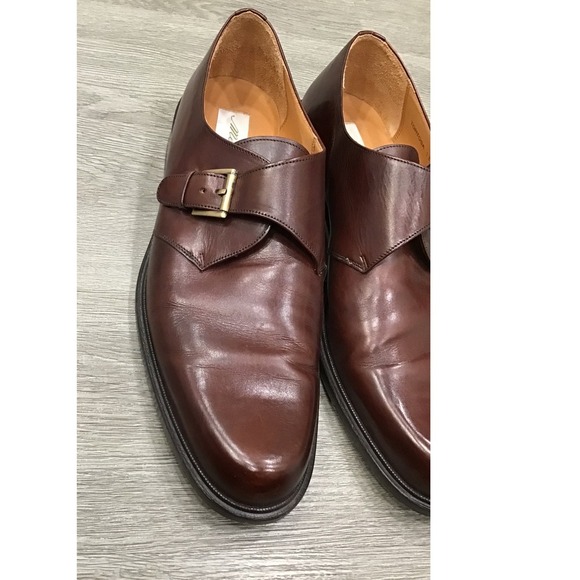 Mezlan Tortosa Mens Red Brown Leather Single Monk Strap Dress Shoes Size 13 M main image 9